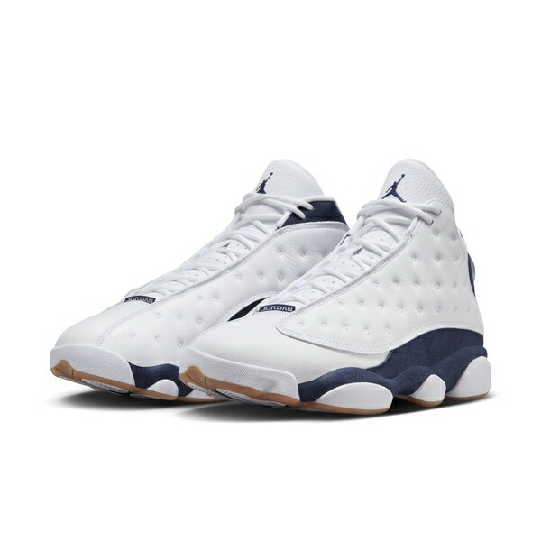 Air Jordan ジョーダン メンズ スニーカー White/Midnight Navy/Gum Light Brown 【Air Jordan 13 Retro 'Midnight Navy' 414571-140】 サイズ US_M_14