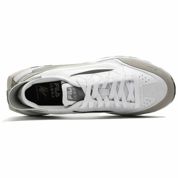 FILA フィラ メンズ スニーカー White/Grey/Black 【FILA KM Athletic Shoes 'White Grey' F12M333103FWD】 サイズ US_6.5(24.5cm)