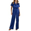 トリーナターク レディース ワンピース トップス Atlas Sky Satin Jumpsuit majorelle blue