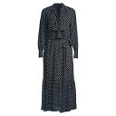 マイケルコース レディース ワンピース トップス Astor Printed Midi-Dress midnight blue