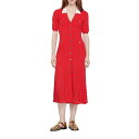 サンドロ レディース ワンピース トップス Teane Dress red