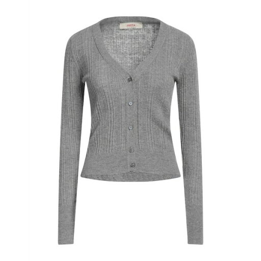【送料無料】 ユッカ レディース カーディガン アウター Cardigans Grey 【送料無料】 ユッカ レディース カーディガン アウター Cardigans Grey