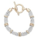 ラルフローレン レディース ブレスレット・バングル・アンクレット アクセサリー Two-Tone Multi-Row Toggle Bracelet Gold