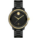 モバド モバド レディース 腕時計 アクセサリー Women's Bold Verso Swiss Quartz Black Ceramic Bracelet Watch 39mm Black