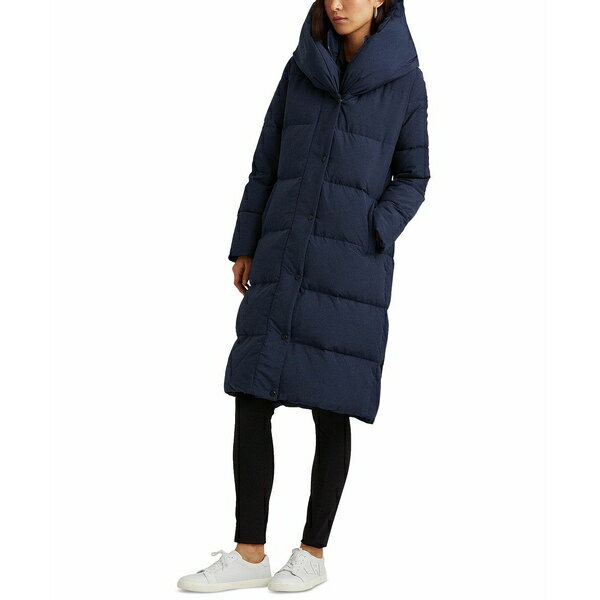 ラルフ ローレン ブルゾン レディース ラルフローレン レディース ジャケット＆ブルゾン アウター Women's Oversized-Collar Hooded Down Coat Navy