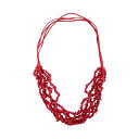 o[X fB[X lbNXE`[J[Ey_ggbv ANZT[ Wildfire Genuine Red Coral Chips Statement Necklace Red Coral