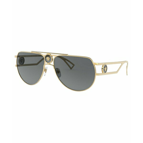 楽天astyヴェルサーチ メンズ サングラス・アイウェア アクセサリー Men's Sunglasses, VE2225 GOLD/GREY