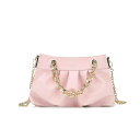 MKFRNV fB[X V_[obO obO Marvila Minimalist Chain Ruched Shoulder Bag by Mia K Blush