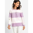 オルセン レディース カットソー トップス Long Sleeve Crewneck Jersey Top with Sequins Soft lilac