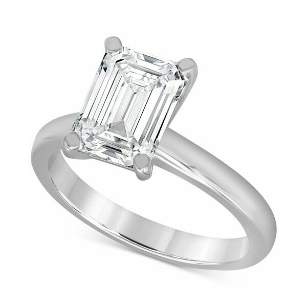 バッジェリーミシュカ レディース リング アクセサリー Certified Lab Grown Emerald-Cut Solitaire Engagement Ring (3 ct. t.w.) in ..