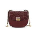 ブルックリン MKFコレクション レディース ショルダーバッグ バッグ Brooklyn Crocodile Embossed Women's Shoulder Bag by Mia K Wine