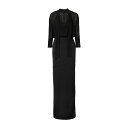 yz ANX fB[X s[X gbvX Maxi dresses Black