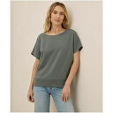 パクト レディース カットソー トップス Women's Organic Cotton Airplane Dolman Top Castor grey(4)