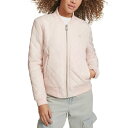 リーバイス レディース ジャケット&ブルゾン アウター Women's Diamond Quilted Casual Bomber Jacket, XS - 4...