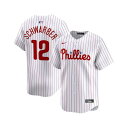 ナイキ メンズ シャツ トップス Men's Kyle Schwarber White Philadelphia Phillies Home Limited Player Jersey White(4)