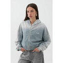 ノクチューン レディース パーカー・スウェットシャツ アウター Women's Gradient Hooded Sweatshirt Grey