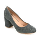 ジャーニーコレクション レディース オックスフォード シューズ Women's Fai Corduroy Heels Green(4)