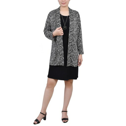 ニューヨークコレクション レディース ワンピース トップス Women's Two Piece Dress Set Black Sparkduo ニューヨークコレクション レディース ワンピース トップス Women's Two Piece Dress Set Black Sparkduo