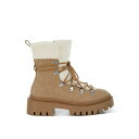 ロンンドンラグ レディース ブーツ シューズ Omul Fleece & Faux Leather Boots Tan