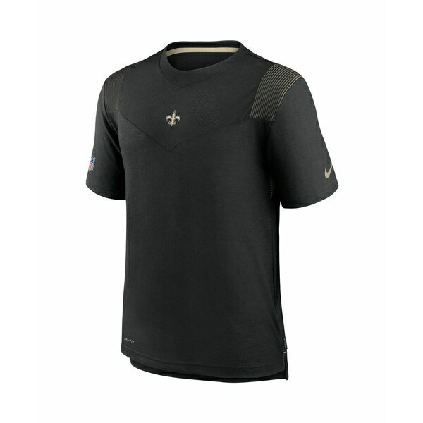 ナイキ メンズ シャツ トップス Men's Black New Orleans Saints Sideline Player UV Performance T-shirt Black