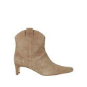 【送料無料】 ステゥド レディース ブーツ シューズ Ankle boots Beige