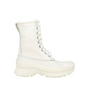 【送料無料】 ジル・サンダー レディース ブーツ シューズ Ankle boots White