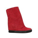 【送料無料】 カサディ レディース ブーツ シューズ Ankle boots Red