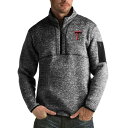 アンティグア メンズ ジャケット＆ブルゾン アウター Texas Tech Red Raiders Antigua Fortune Big & Tall QuarterZip Pullover Jacket -