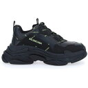 Balenciaga バレンシアガ メンズ スニーカー 【Balenciaga Triple S Allover Logo Black Green】 サイズ US_7(25.0cm) Black/Green(4)
