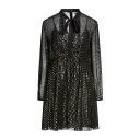 【送料無料】 レッドヴァレンティノ レディース ワンピース トップス Short dresses Black