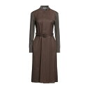 【送料無料】 アグノラ レディース ワンピース トップス Midi dresses Dark brown