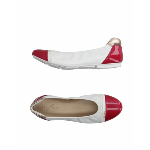 【送料無料】 ホーガン レディース サンダル シューズ Ballet flats White