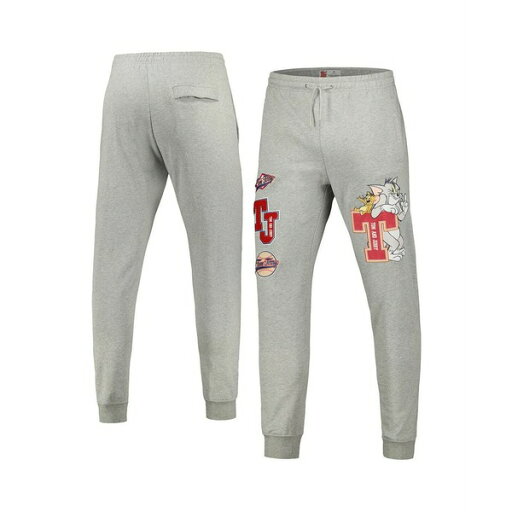 フリーズ マックス メンズ カジュアルパンツ ボトムス Men's Heather Gray Tom and Jerry University Jogger Pants Heather Gray フリーズ マックス メンズ カジュアルパンツ ボトムス Men's Heather Gray Tom and Jerry University Jogger Pants Heather Gray