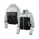 ザ ワイルド コレクティブ レディース ジャケット&ブルゾン アウター Women's Black Chicago White Sox Colorblock Track Raglan Full-Zip Jacket Black