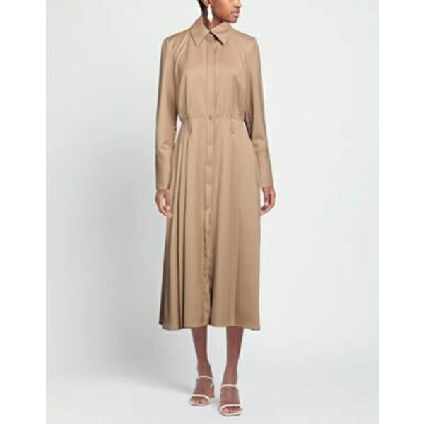【送料無料】 クリダ ミラノ レディース ワンピース トップス Midi dresses Beige