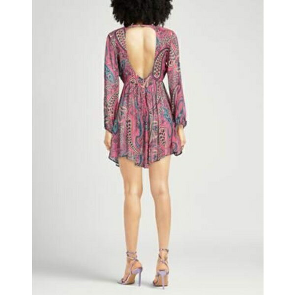 【送料無料】 アンジュナ レディース ワンピース トップス Mini dresses Pink