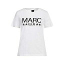 【送料無料】 マークエリス レディース Tシャツ トップス T-shirts White(4)
