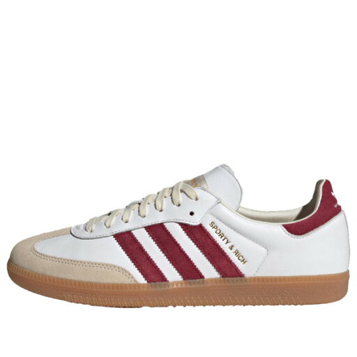 adidas アディダス メンズ スニーカー 【adidas x Sporty & Rich Samba OG 'White Collegiate Burgundy' IF5660】 サイズ US_9.5(27.5cm) adidas アディダス メンズ スニーカー 【adidas x Sporty & Rich Samba OG 'White Collegiate Burgundy' IF5660】 サイズ US_9.5(27.5cm)