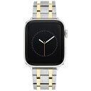 BXJ[g Y rv ANZT[ Men's Silver-Tone and Gold-Tone Stainless Steel Link Band Compatible with 42mm, 44mm, 45mm, Ultra, Ultra2 Apple Watch Silver-Tone, Gold-Tone