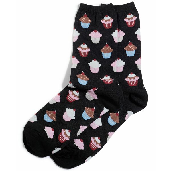 zbg\bNX fB[X C A_[EFA Women's Cupcake Fashion Crew Socks Cupcakes