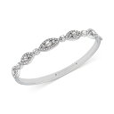 ジバンシー レディース ブレスレット・バングル・アンクレット アクセサリー Crystal Bangle Bracelet Silver