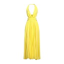 【送料無料】 トラサルディ レディース ワンピース トップス Midi dresses Yellow