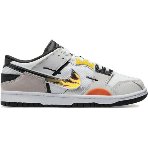 Nike ナイキ メンズ スニーカー 【Nike Dunk Low Scrap Mighty Swooshers】 サイズ US_9(27.0cm) White/Grey-Black Nike ナイキ メンズ スニーカー 【Nike Dunk Low Scrap Mighty Swooshers】 サイズ US_9(27.0cm) White/Grey-Black