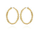 eB[E^n fB[X sAXCO ANZT[ Gold-Tone Modern Hoop Earrings Gold