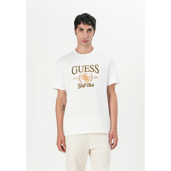 ■トップスサイズ 単位(cm) USサイズ｜胸囲(cm) XS(32-34in)｜84 S(34-36in)｜88 M(36-38in)｜94 L(38-40in)｜100 XL(42-44in)｜106 ■ブランド Guess (ゲス)■商品名 Print T-shirt - pure white■素材 100% cotton■モデル着用サイズ ■こちらの商品は米国・ヨーロッパからお取り寄せ商品となりますので、 お届けまで10〜14日前後お時間頂いております。 ■各ブランド・商品・デザインによって大きな差異がある場合がございます。 ■あくまで平均的なサイズ表ですので、「参考」としてご利用ください。 ■店内全品【送料無料】です！（※沖縄・離島は別途送料3,240円がかかります）