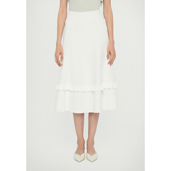 ニードルアンドスレッド レディース スカート ボトムス TRIM SKIRT - A-line skirt - cream