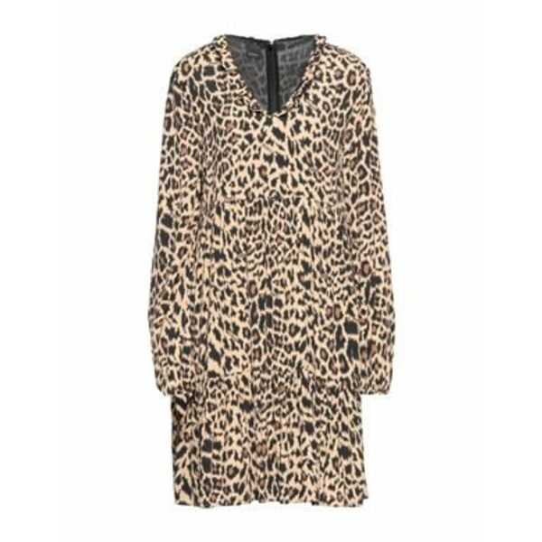 【送料無料】 ピンコ レディース ワンピース トップス Midi dresses Beige