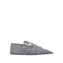 【送料無料】 ジル・サンダー レディース スリッポン・ローファー シューズ Loafers Grey