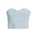 【送料無料】 ピンコ レディース Tシャツ トップス Tops Blue(4)