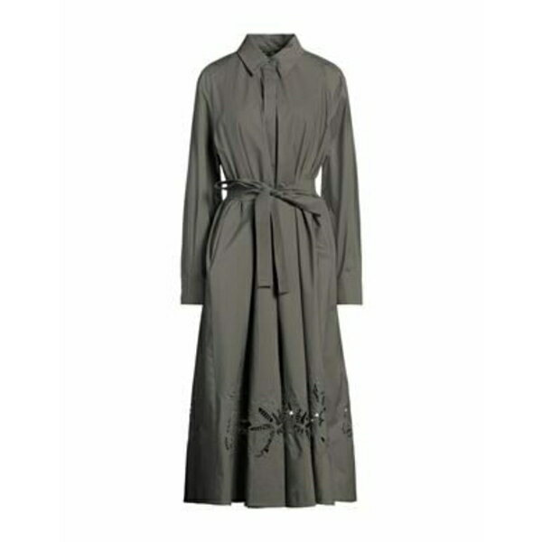 【送料無料】 マリナリナルディ レディース ワンピース トップス Midi dresses Grey